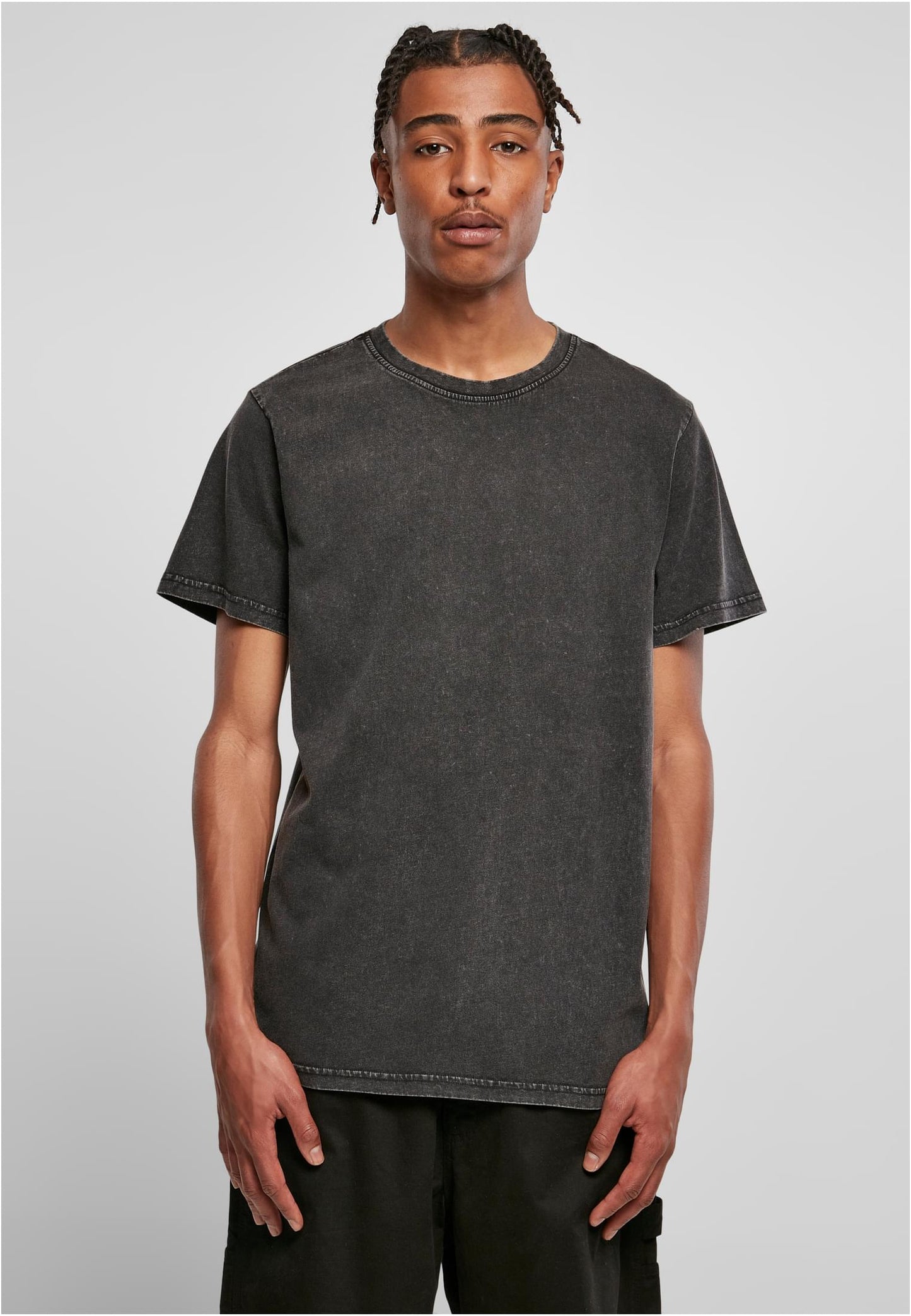 Acid Washed T-shirt - Black